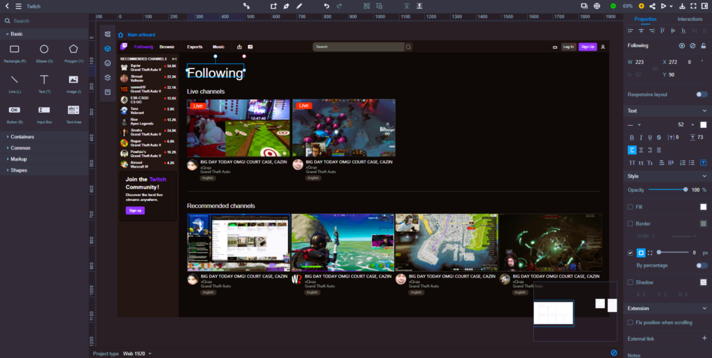 Steps to Build a Game UI Prototype in Armature
